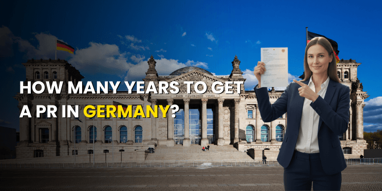 How many years to get a PR in Germany?