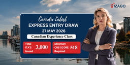 The Latest Express Entry draw issued 3,000 ITAs for the Canadian Experience Class