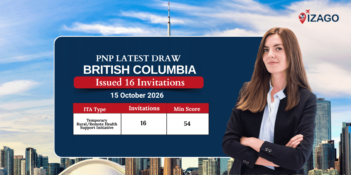 British Columbia PNP Draw Has Issued 16 Invitations To Apply