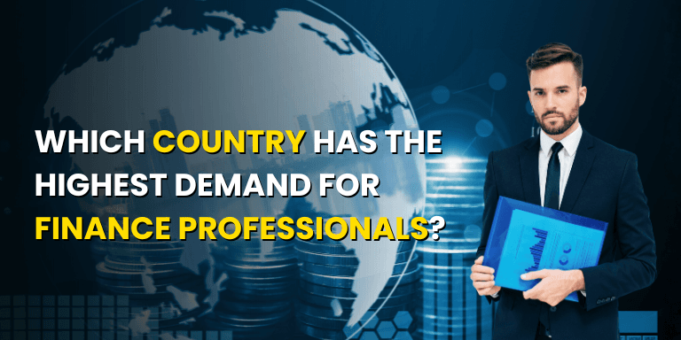 Which country has the highest demand for finance professionals?