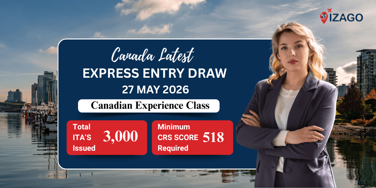 The Latest Express Entry draw issued 3,000 ITAs for the Canadian Experience Class