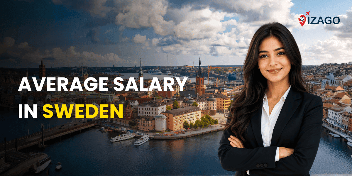 What is the Average salary in Sweden in 2026?