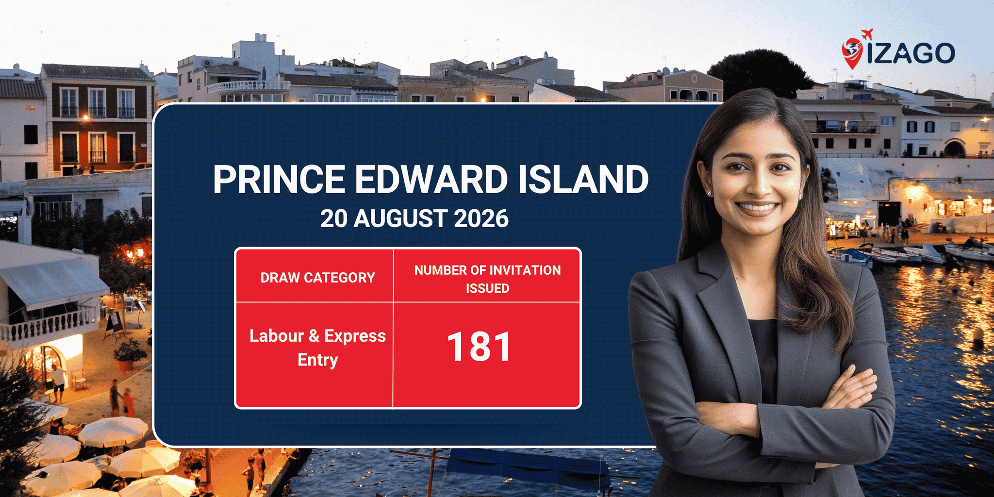 Prince Edward Island issued 181 invitations in the latest PNP draw