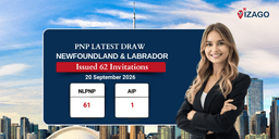 Newfoundland and Labrador issued 62 ITAs under the latest PNP draw