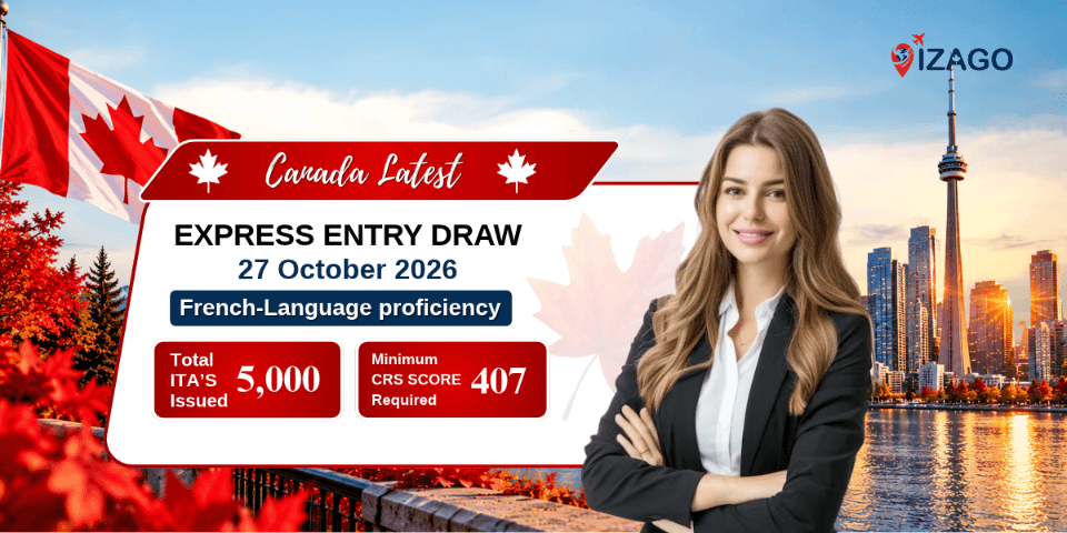 Canada invites 5,000 French workers in the latest Express Entry draw with 407 CRS
