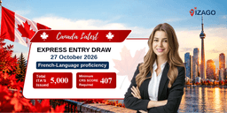 Canada invites 5,000 French workers in the latest Express Entry draw with 407 CRS