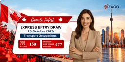 Canada invites 150 candidates in the latest Express Entry draw under transportation with 477 CRS
