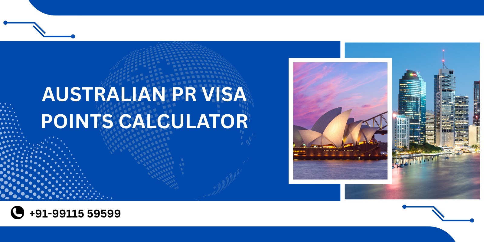 This image describes about Australian PR visa points calculator